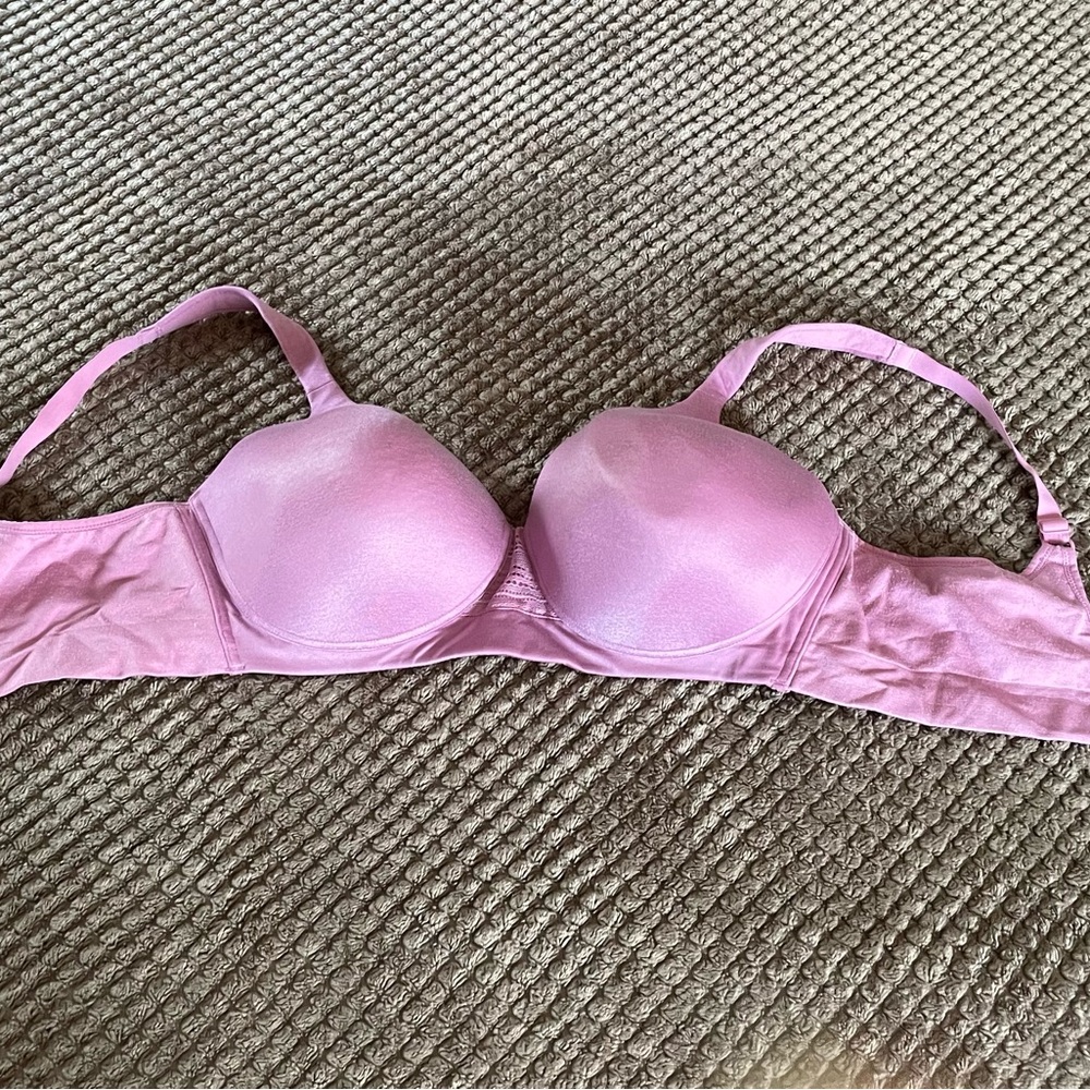 Vanity Fair Wireless Purple Full Figure Bra 38D